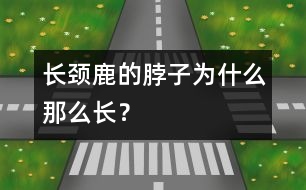 長頸鹿的脖子為什么那么長？