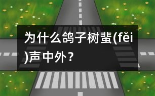 為什么鴿子樹(shù)蜚(fěi)聲中外？