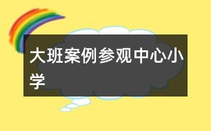 大班案例參觀中心小學