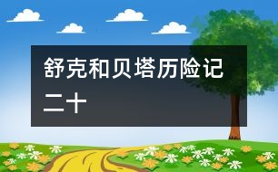 舒克和貝塔歷險(xiǎn)記  二十